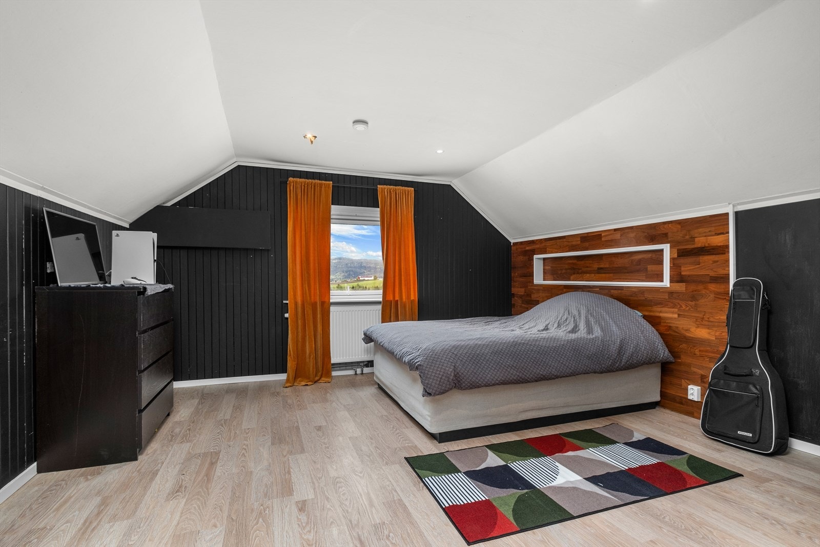 Rommet måler hele 18m². Galleribilde