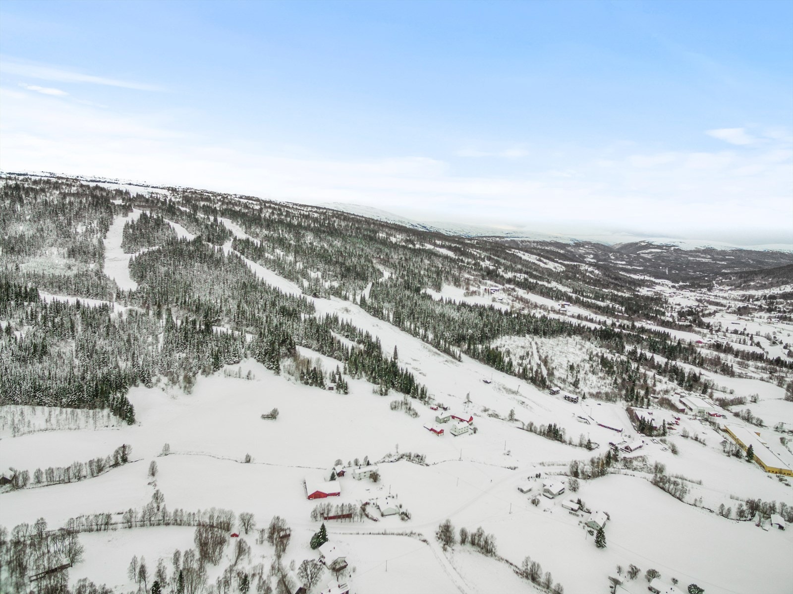 Velkommen til Ålen hyttegrend, og disse flotte hyttetomtene på ca. 1 000 kvm. Foto: Interiørfoto v/ Haukdal. Galleribilde