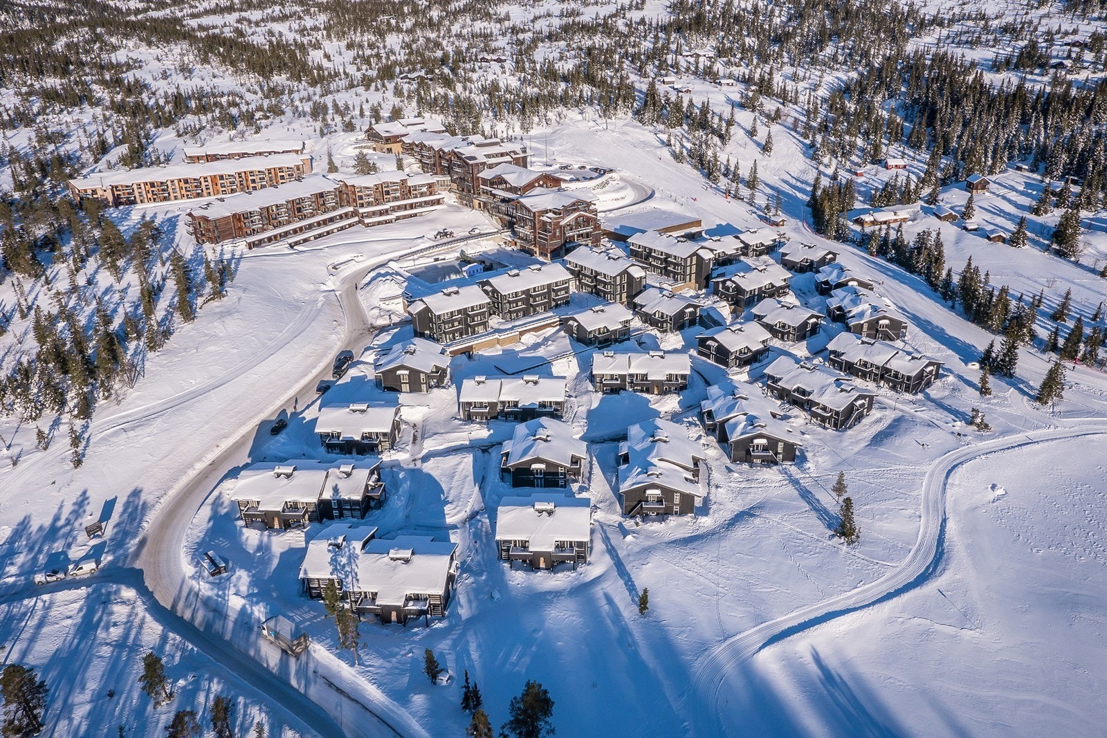 Norefjell Ski & Spa med fantastisk beliggenhet på Norefjells solside Galleribilde