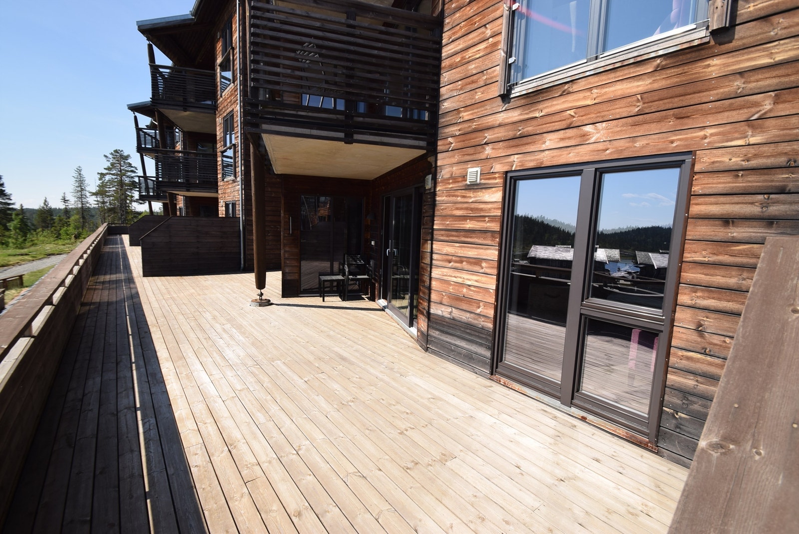 Solrik terrasse på hele 55 kvm. Galleribilde