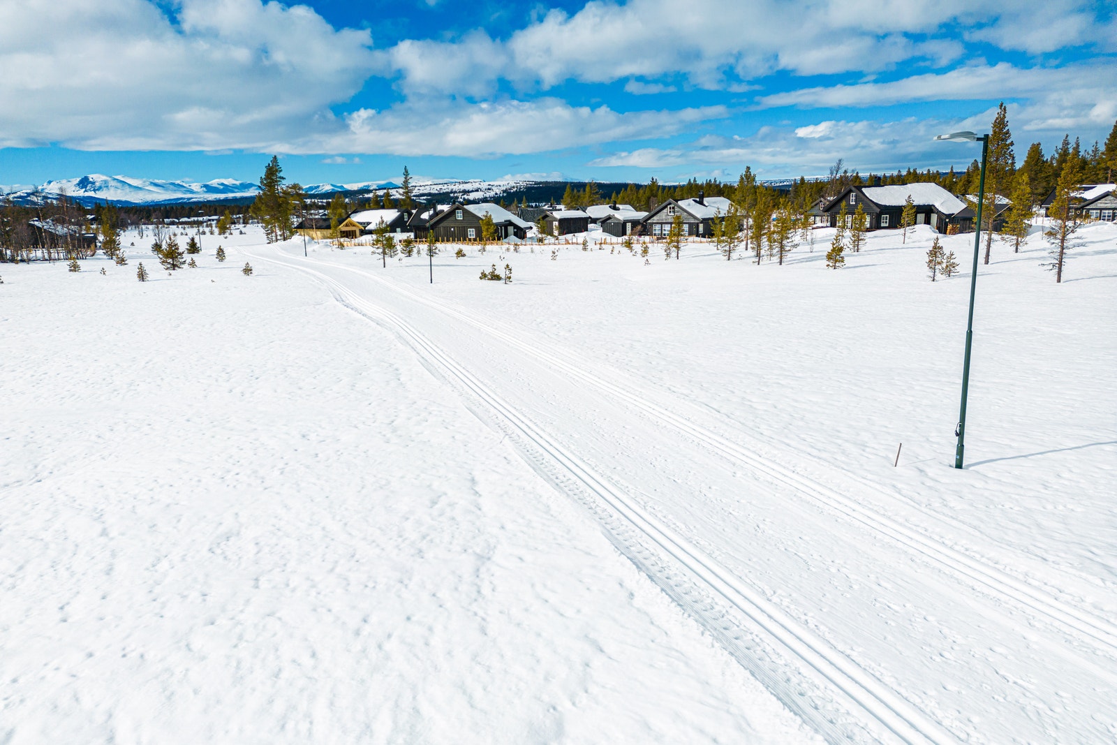 Golsfjellet tilbyr milevis med skiløyper. Galleribilde