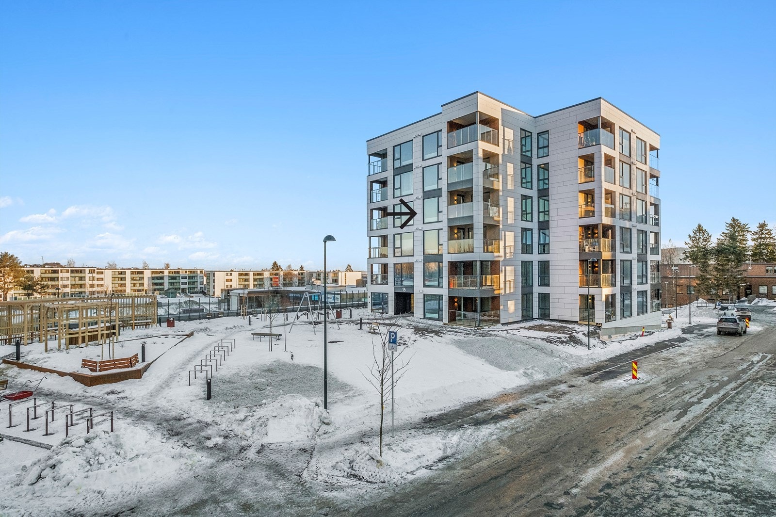 Velkommen til Saupstad Torg! Foto: Michael Nøstvik Eid Galleribilde