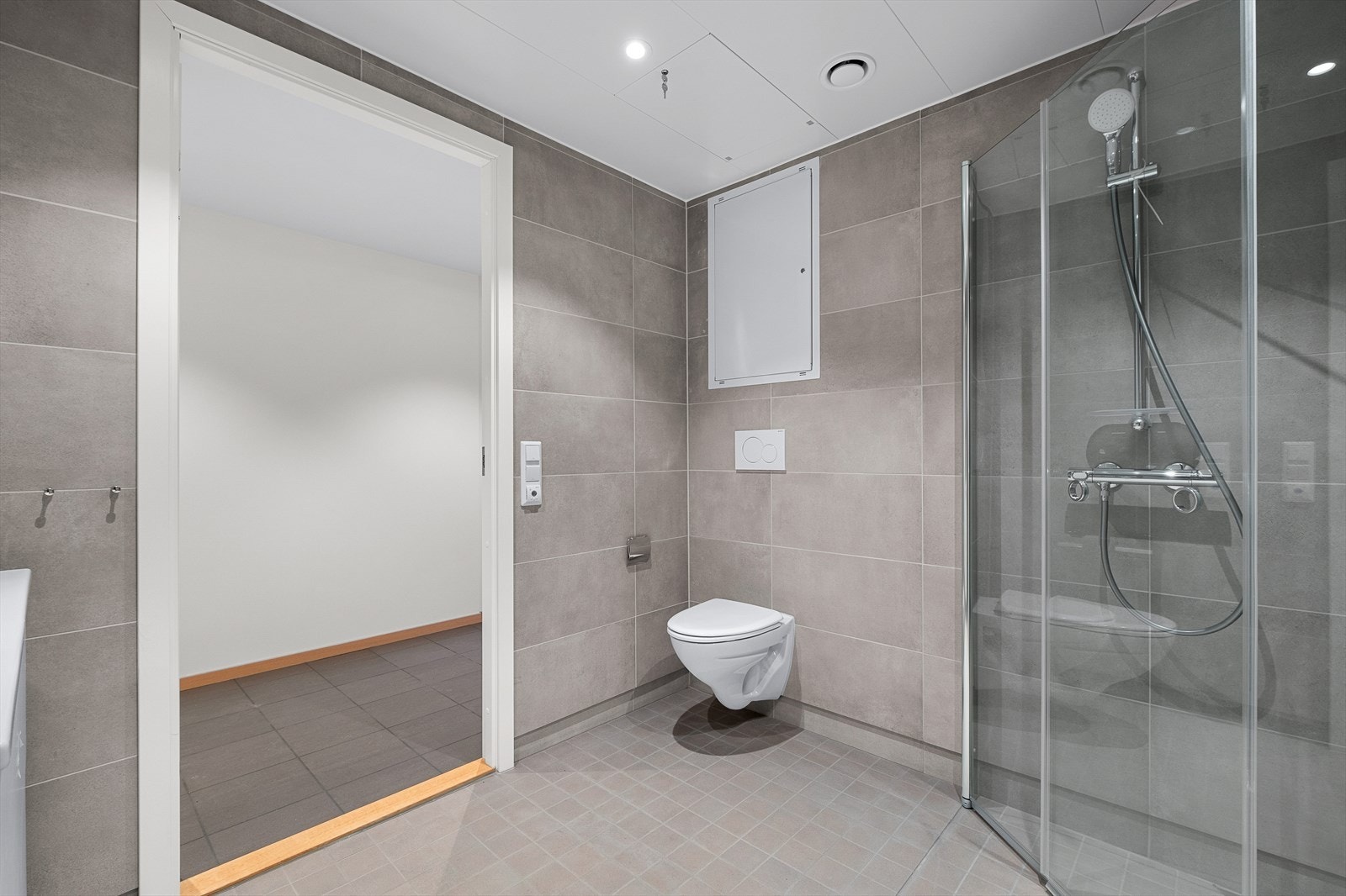 Badet har også opplegg for vaskemaskin. Galleribilde