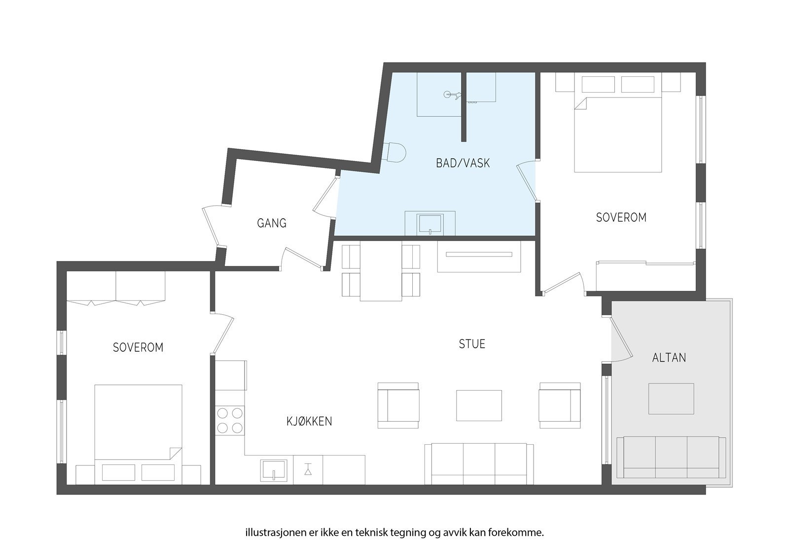 Plantegning. Galleribilde