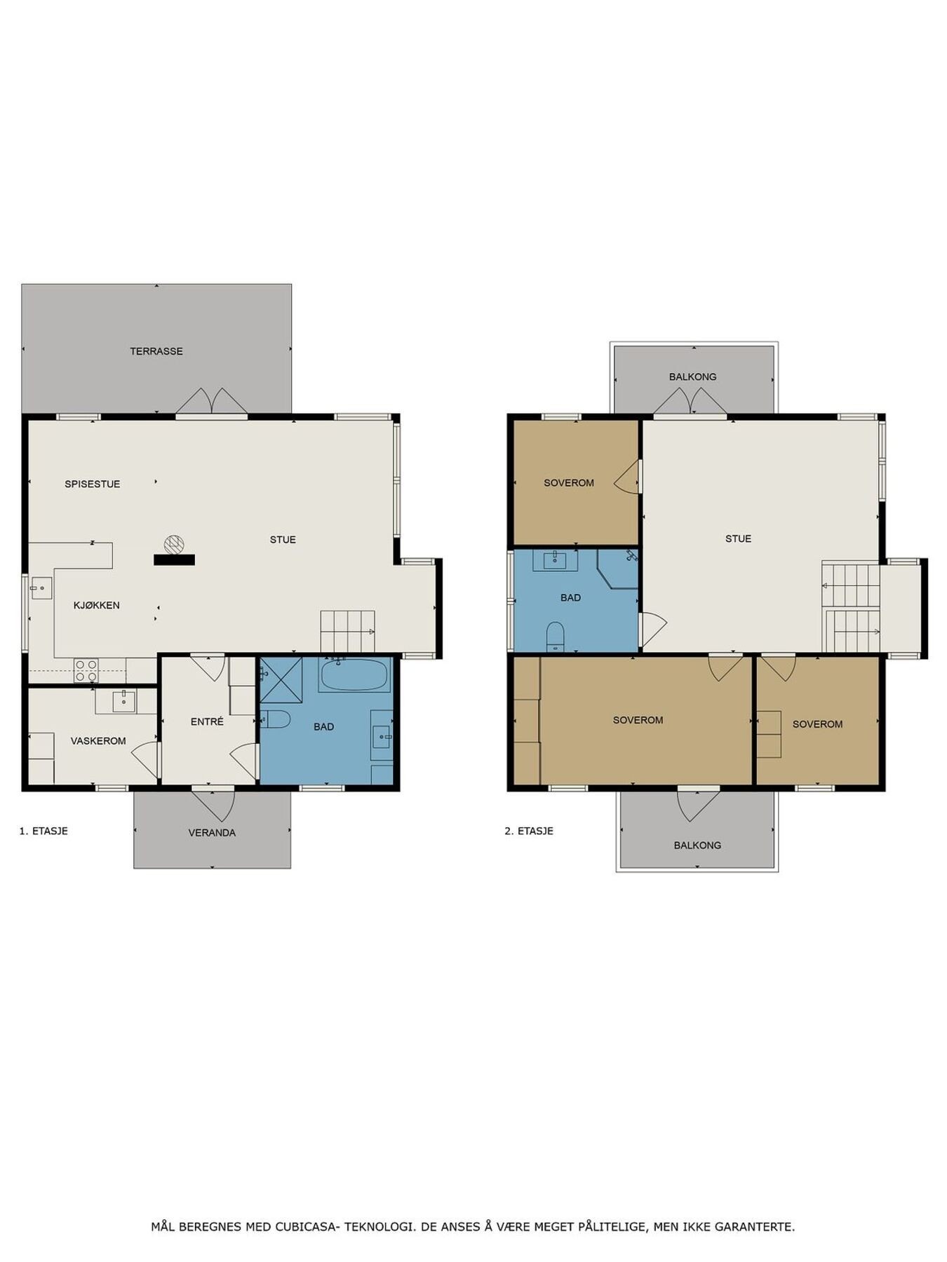 Planskisse oversikt. Galleribilde