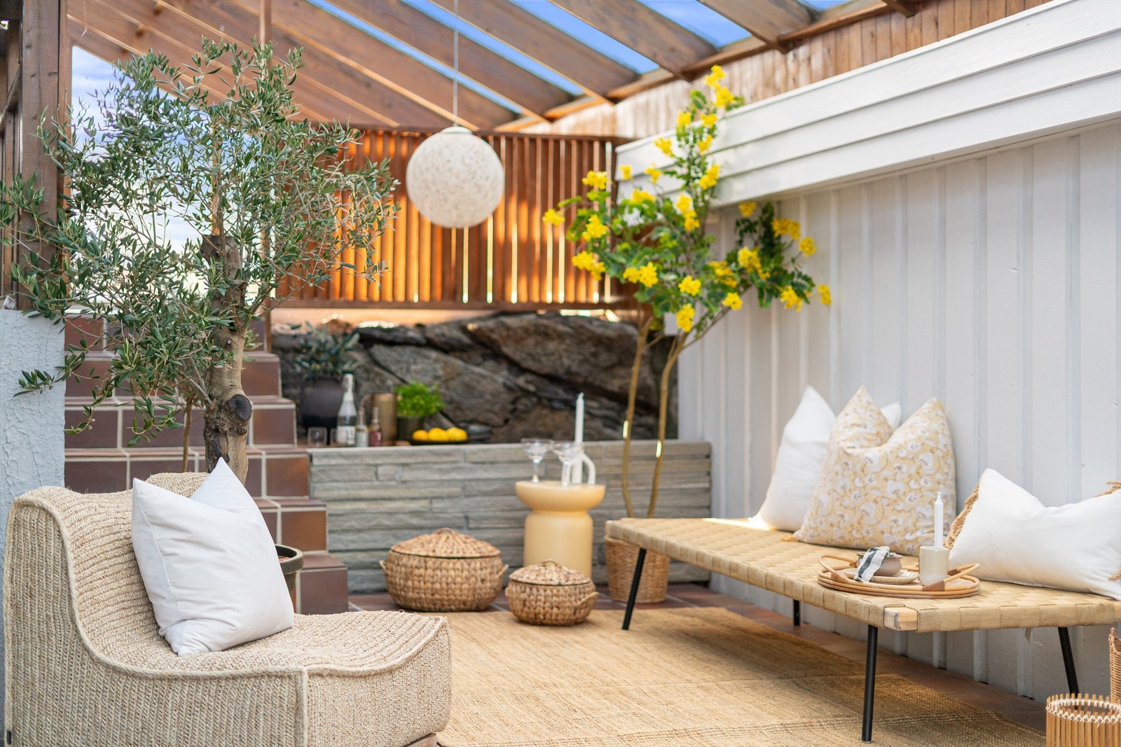 Vinterhagen har flere koselige soner Galleribilde