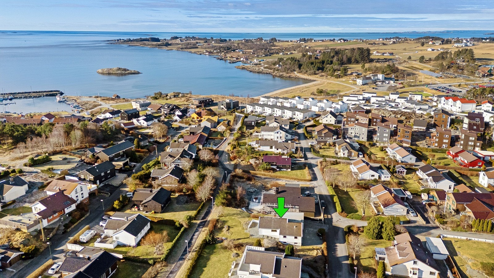 Her ser du nærheten til Vistestranden og Viste Strandhotell Galleribilde