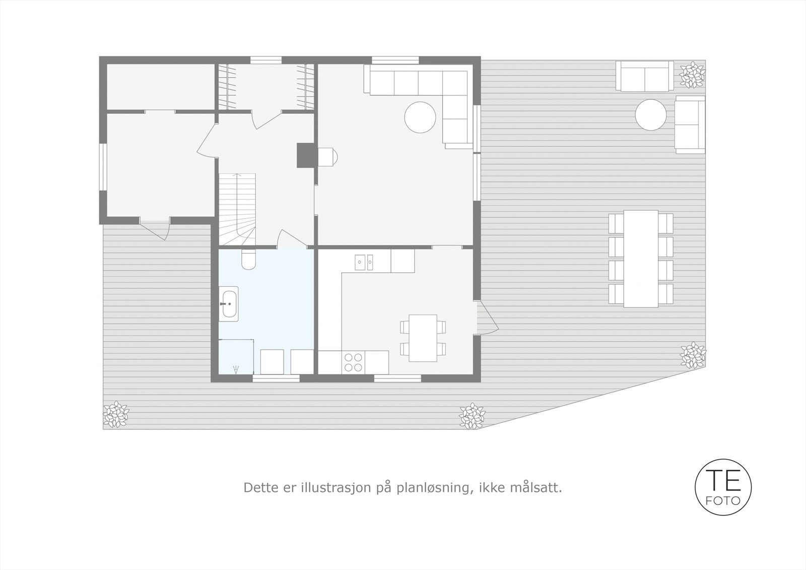 Plantegning 1.etasje. Galleribilde