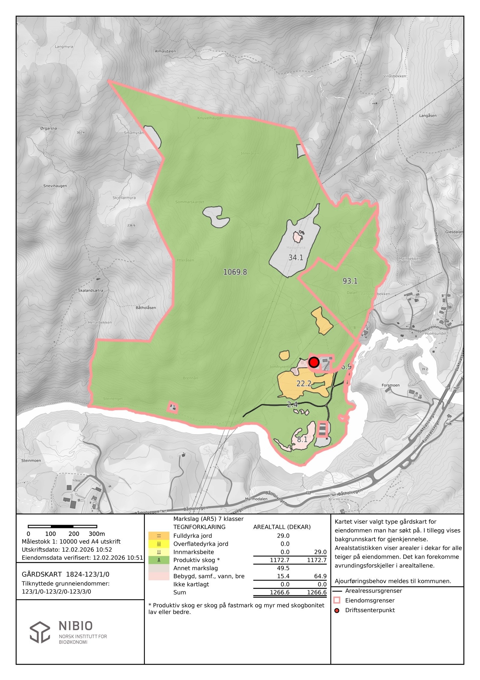 NIBIO gårdskart Galleribilde