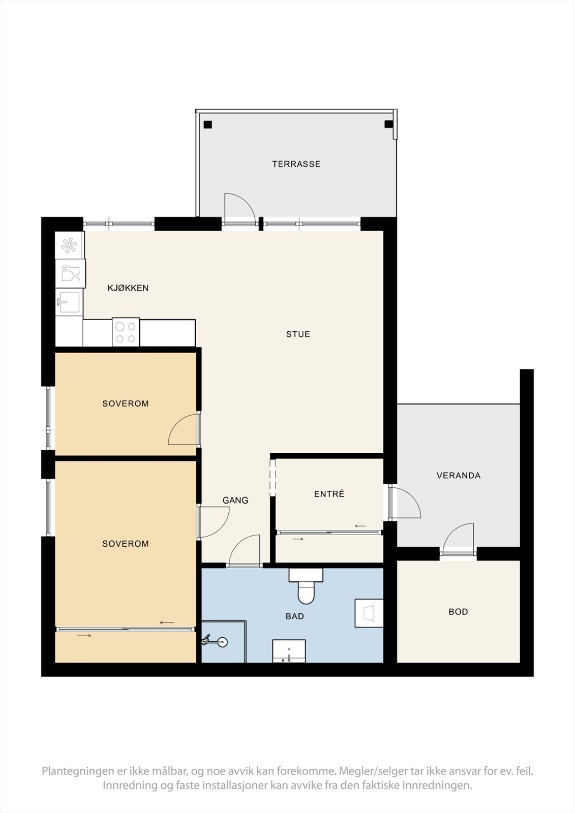 Plantegning Galleribilde