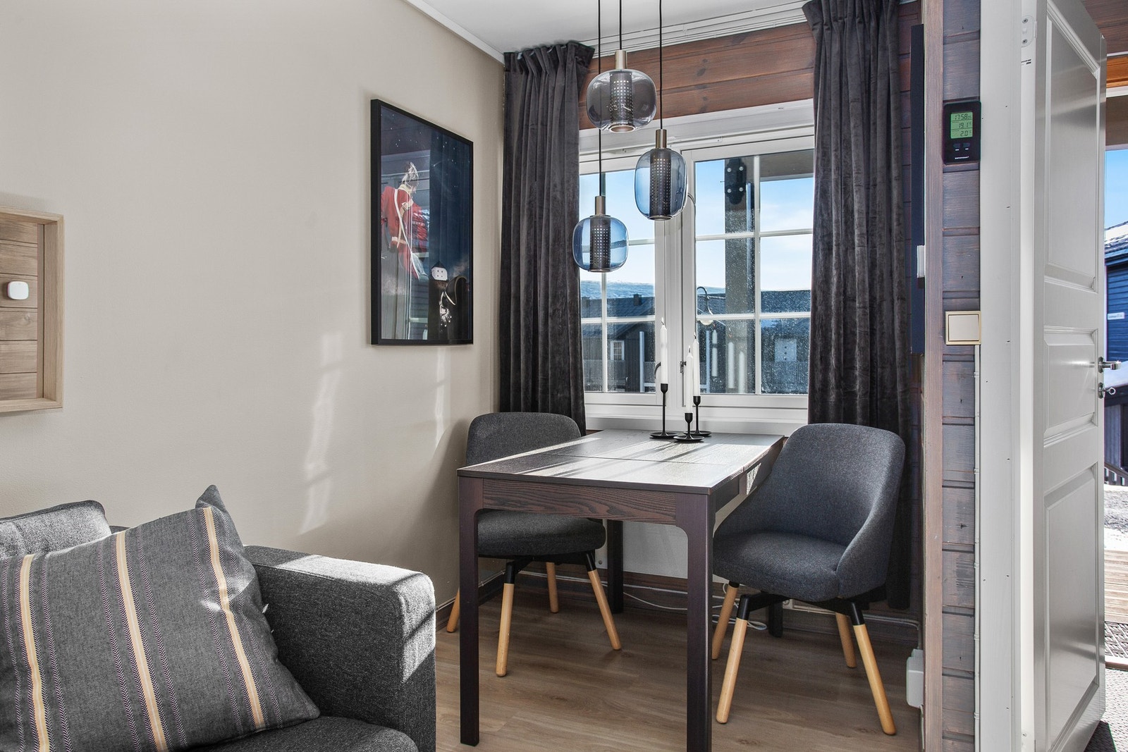 Romløsningen gir plass til spisegruppe. Galleribilde