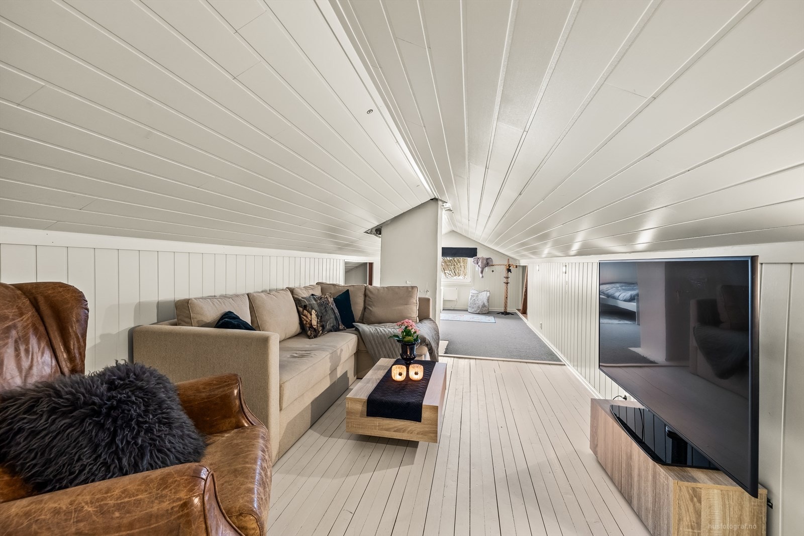 Innredet loft. Galleribilde