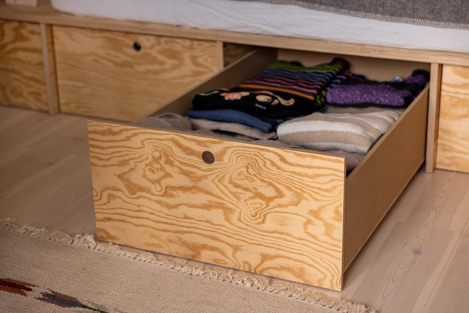 Fire dype skuffer som rommer masse! Galleribilde