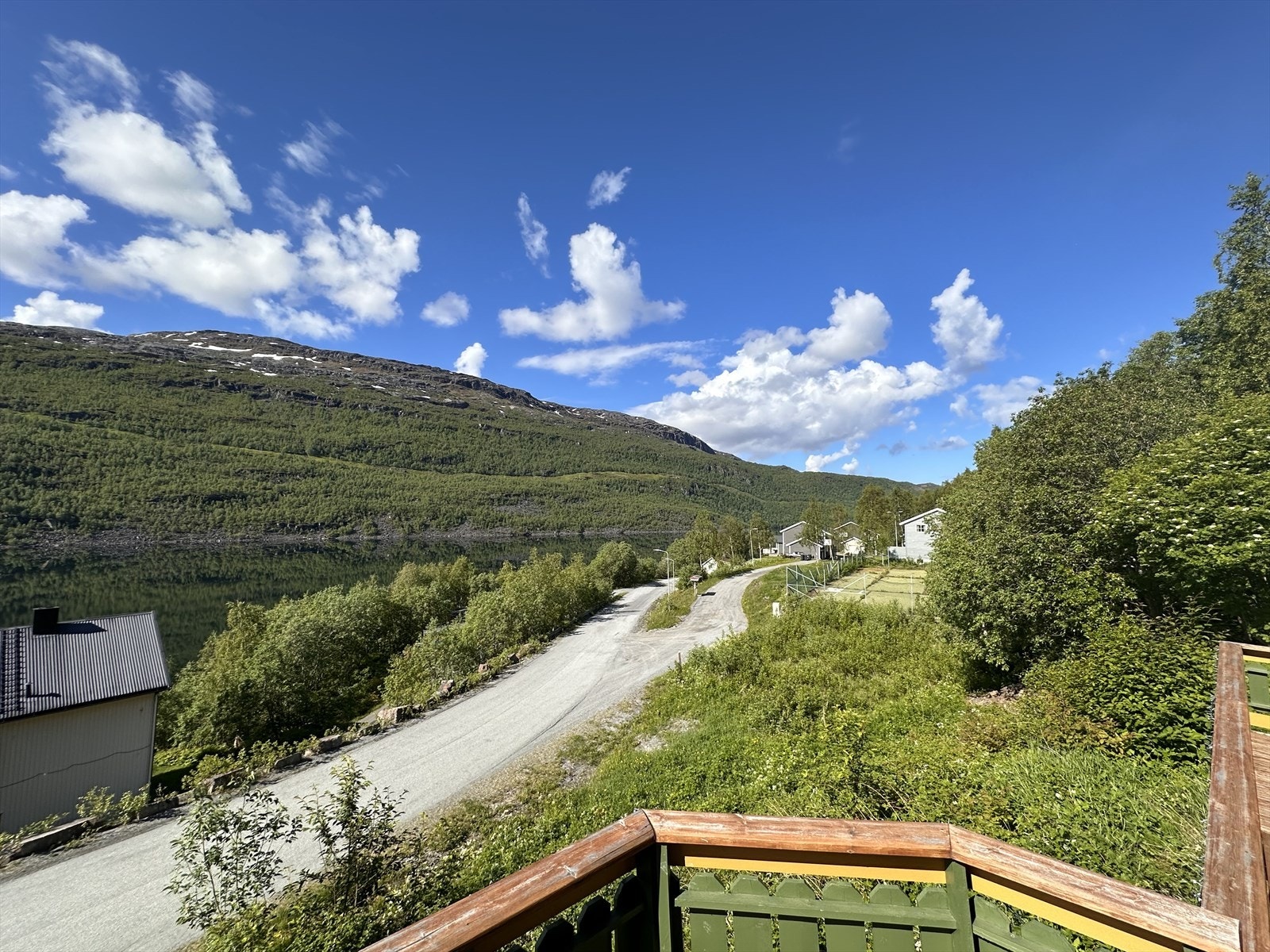 Utsiktsbilde fra terrasse Galleribilde