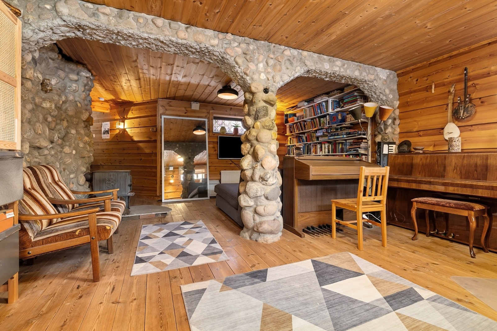 Kjellerstuen skaper en ekstra sone. Galleribilde