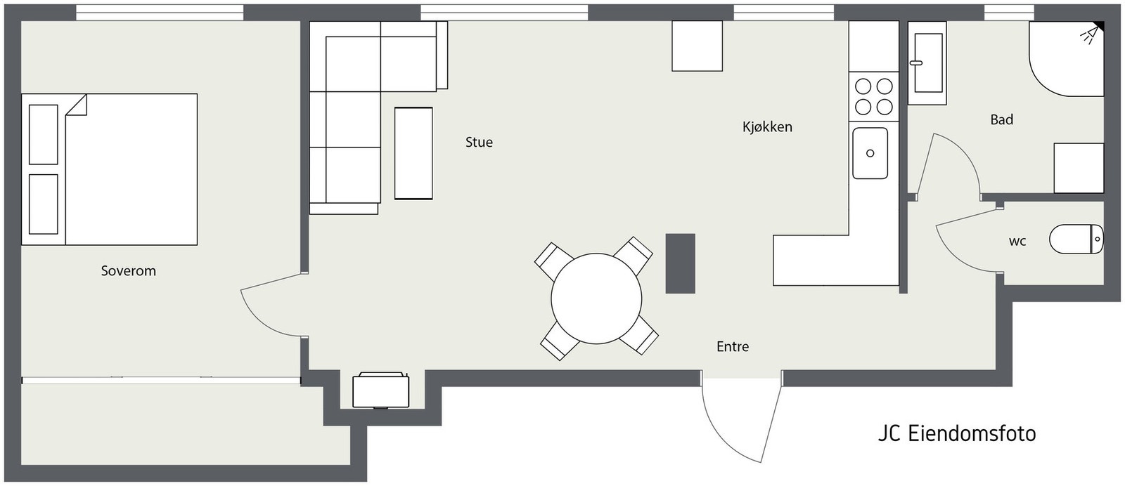 2d plantegning. Galleribilde