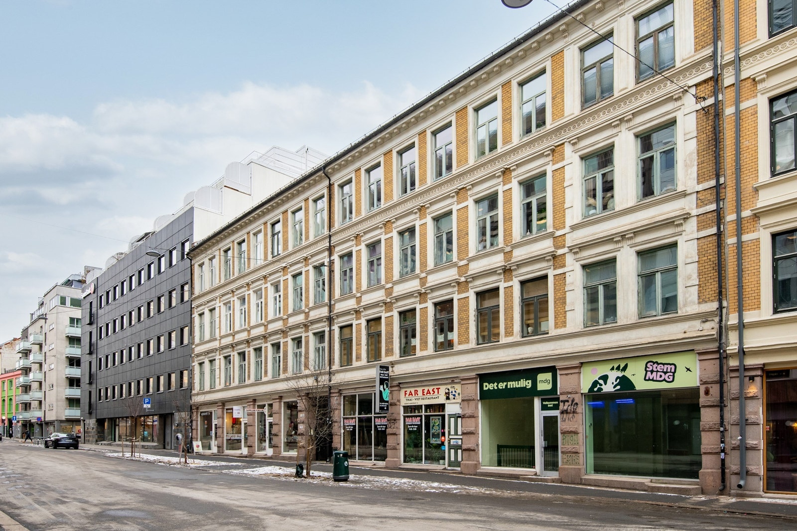 Fasadebilde. Galleribilde