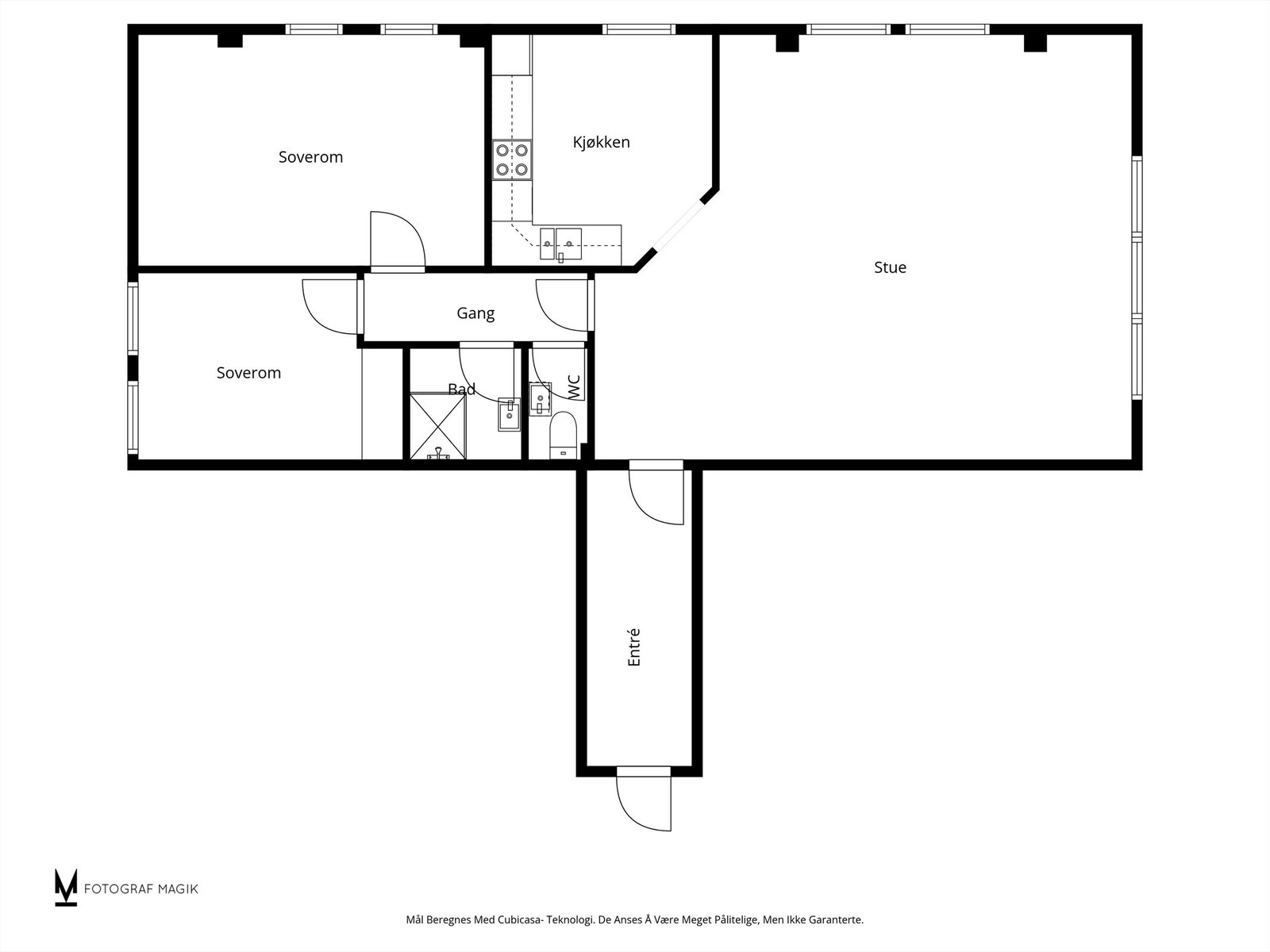 Plantegning Galleribilde