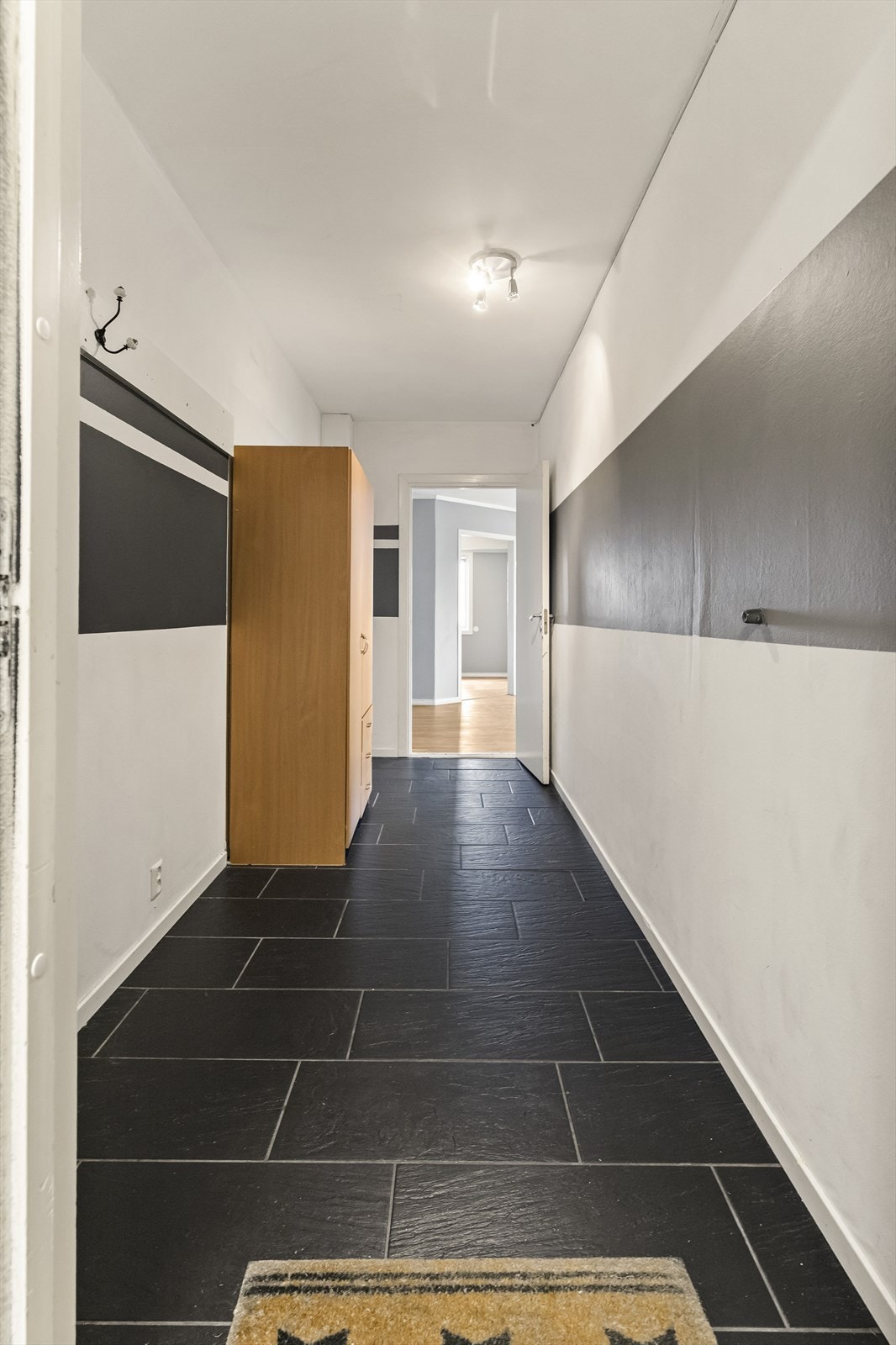 Stor gang/hall ved inngangsparti Galleribilde