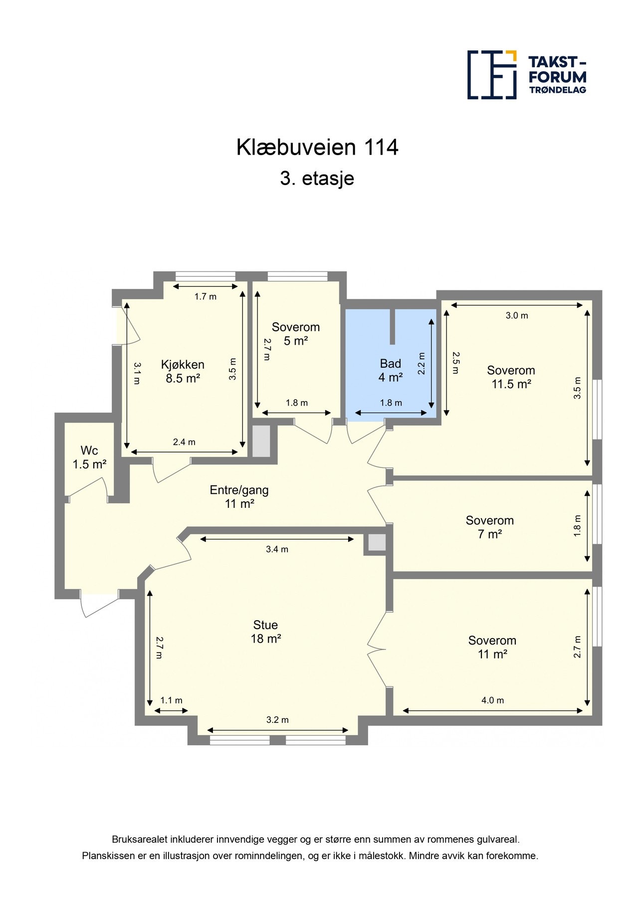 Plantegning Galleribilde