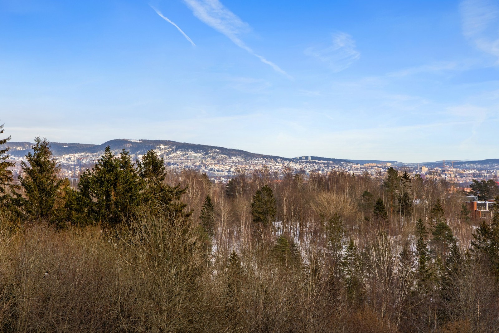 Utsikt mot Mærradalen og byen. Galleribilde
