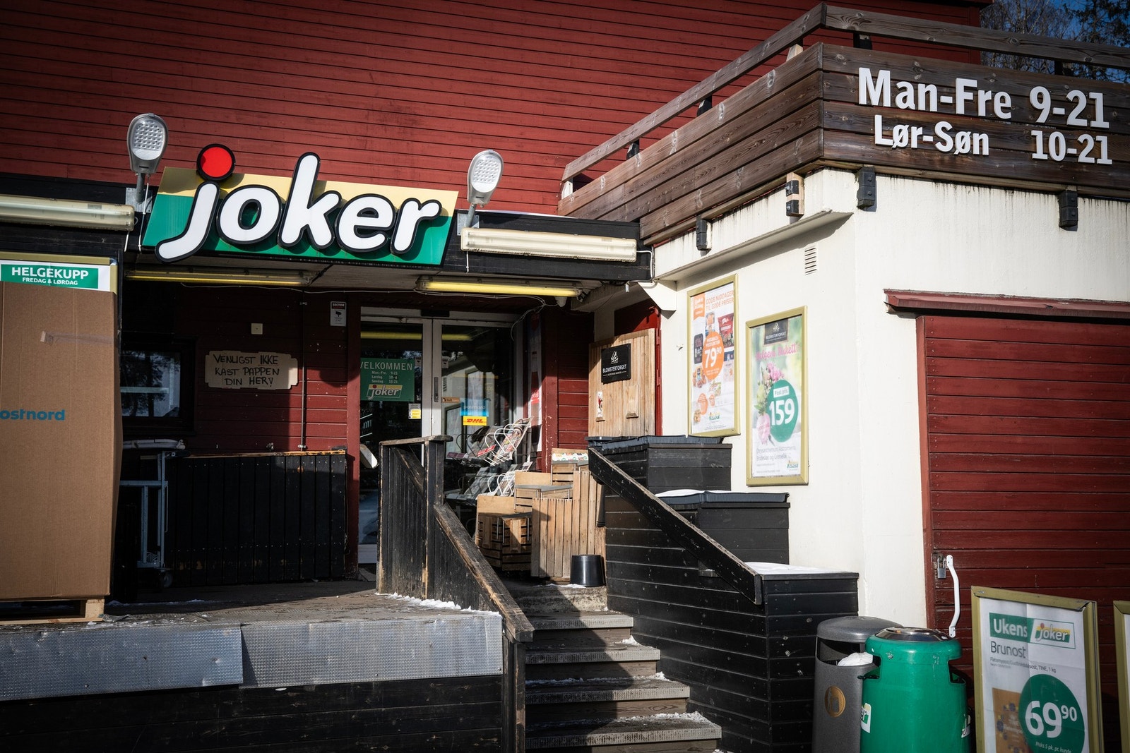 Søndagsåpen Joker nærbutikk kun et steinkast fra leiligheten. Her får du enkel tilgang til dagligvarer og det du måtte trenge i hverdagen, også i helgene. Galleribilde