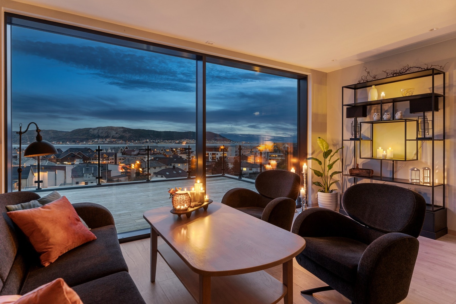 Her kan man nyte koselige kvelder i all salgs vær! Galleribilde