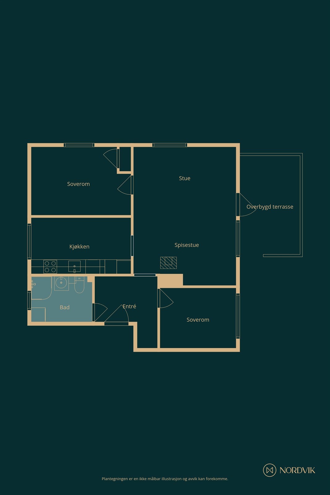 Plantegning Galleribilde