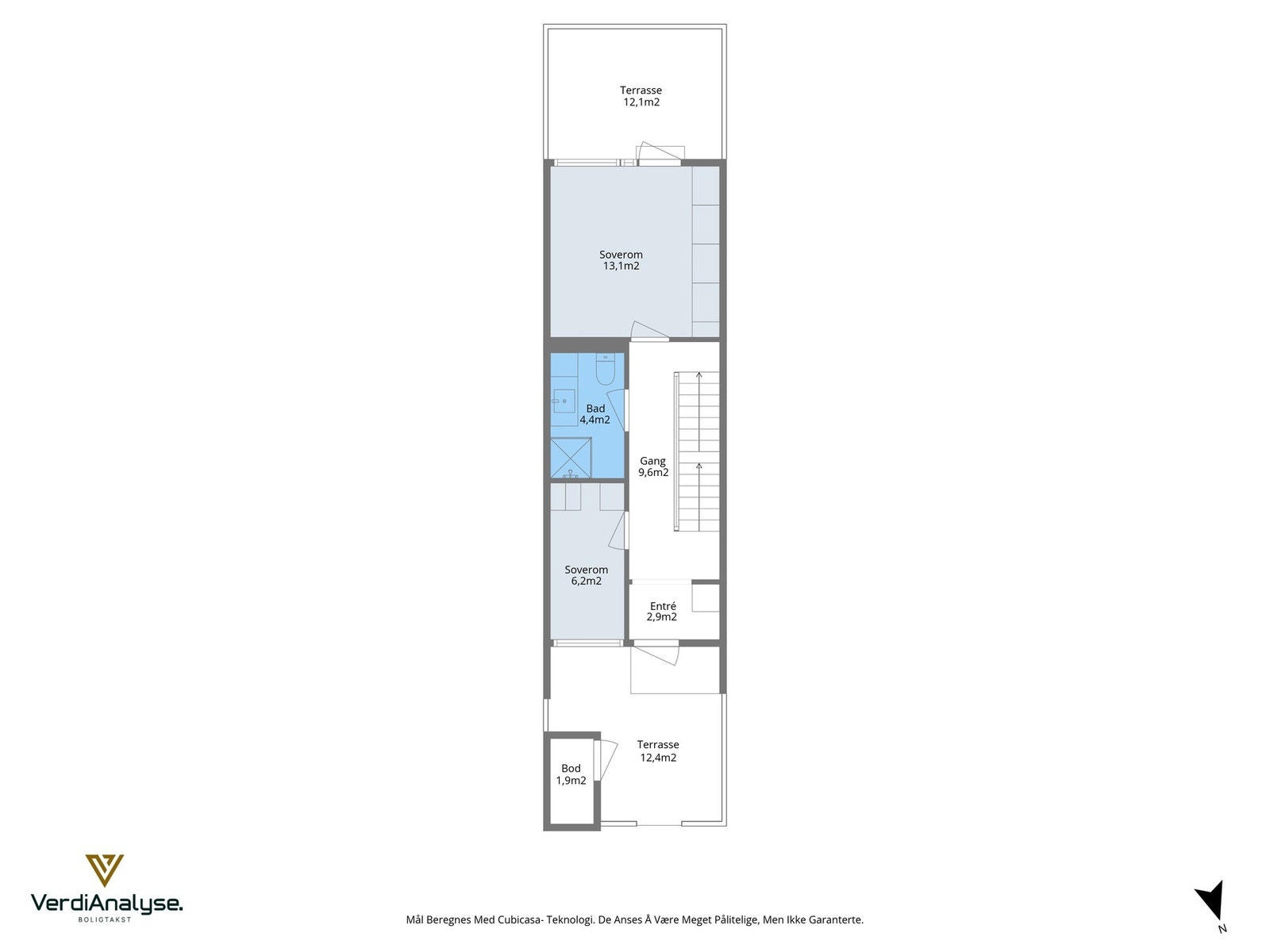 Planskisse 1. etasje Galleribilde