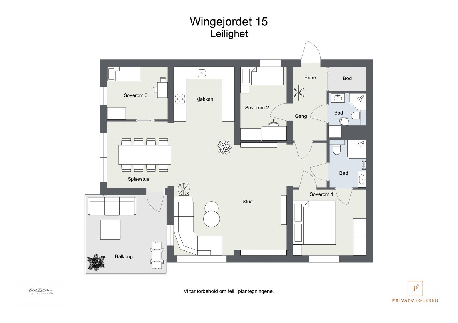 Plantegning Galleribilde