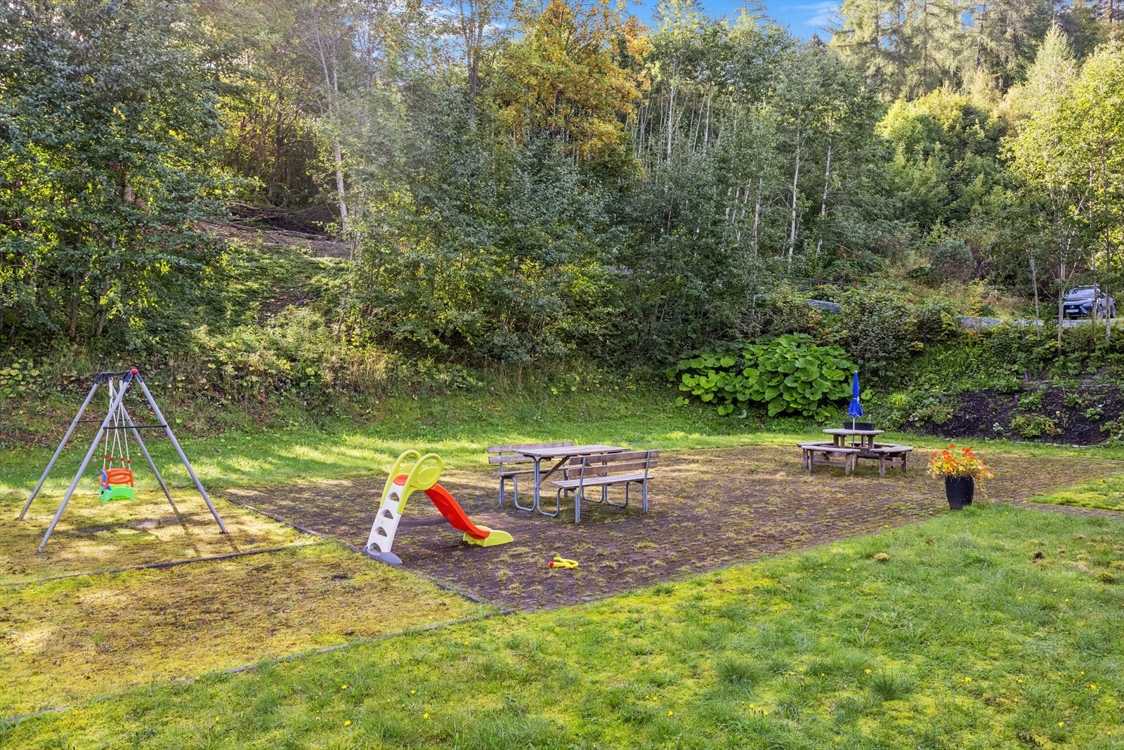 Fra sameiets felles bakgård. Galleribilde