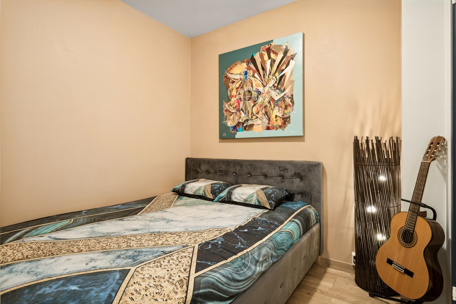 Sovealkoven er ca 5,5 m². Galleribilde