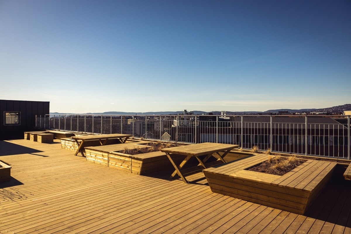 Fellesareal - takterrasse Galleribilde