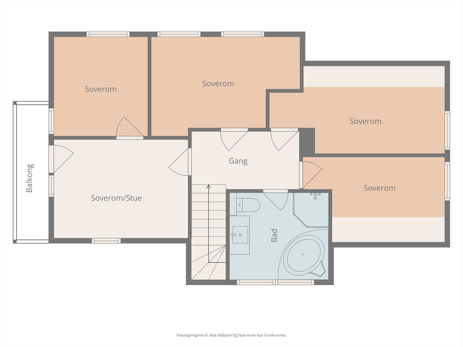 Plantegning 2. etasje Galleribilde