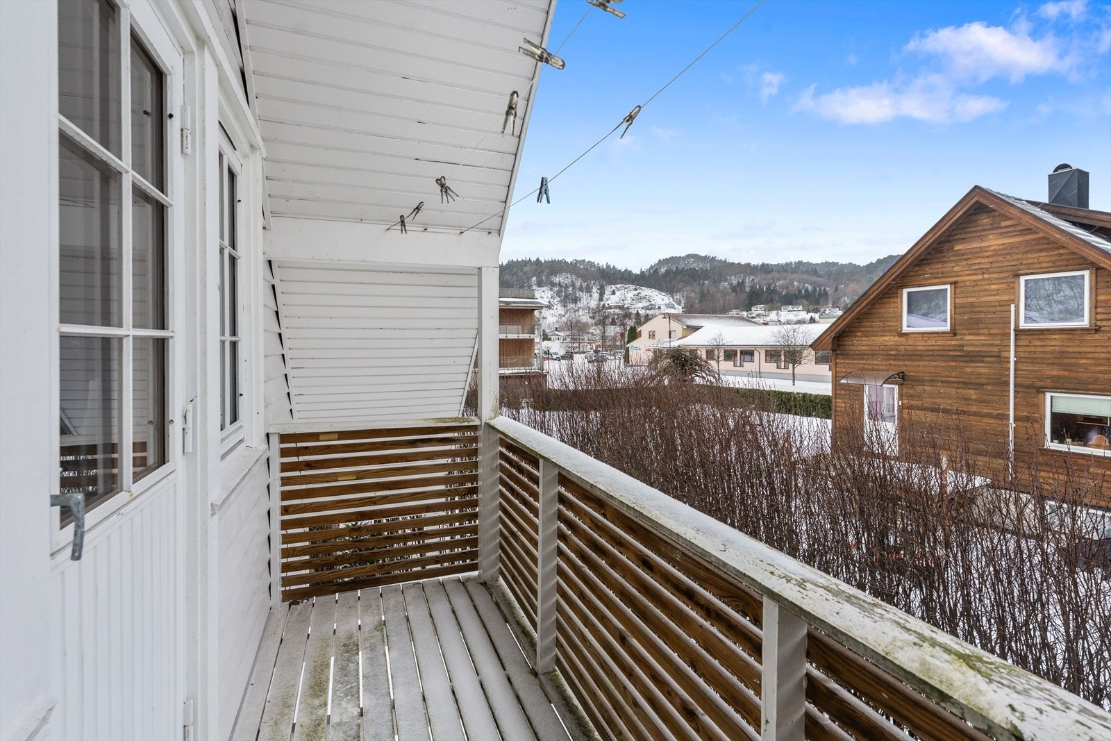 Balkong med utgang fra soverom/kontor/loftsstue Galleribilde