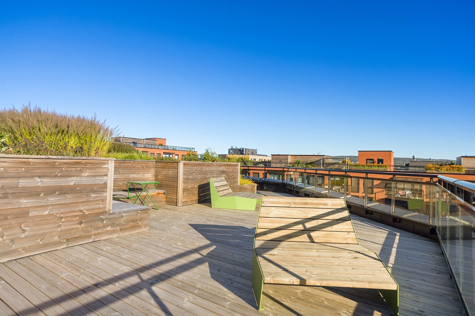 Herlig felles takterrasse. Galleribilde