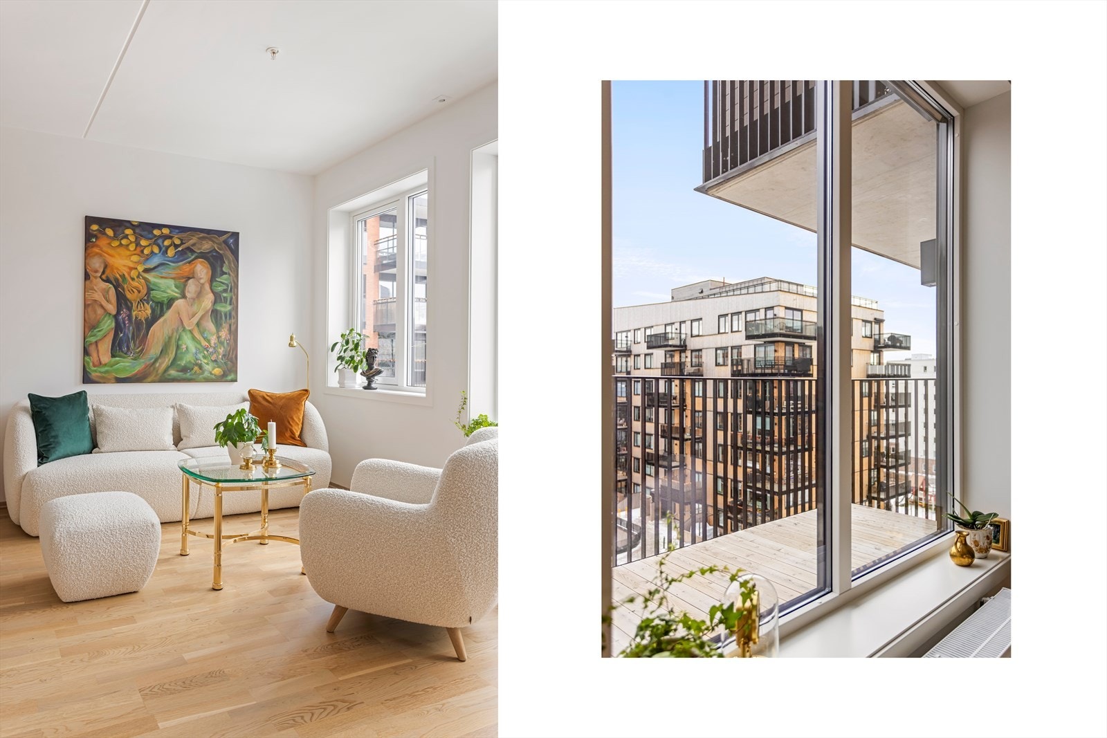 God plass til sofagruppe i stuen. I tillegg er det solskjerming på alle vinduer, styrt av egen fjernkontroll! Galleribilde