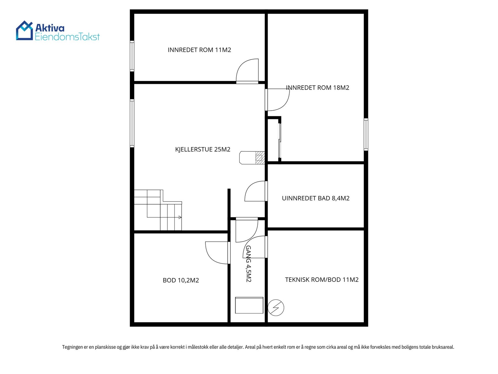 Plantegning sokkel. Galleribilde