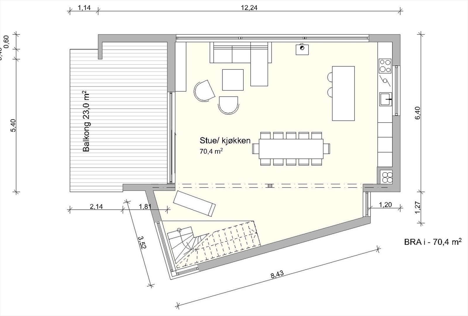 Planskisse 2. etasje Galleribilde
