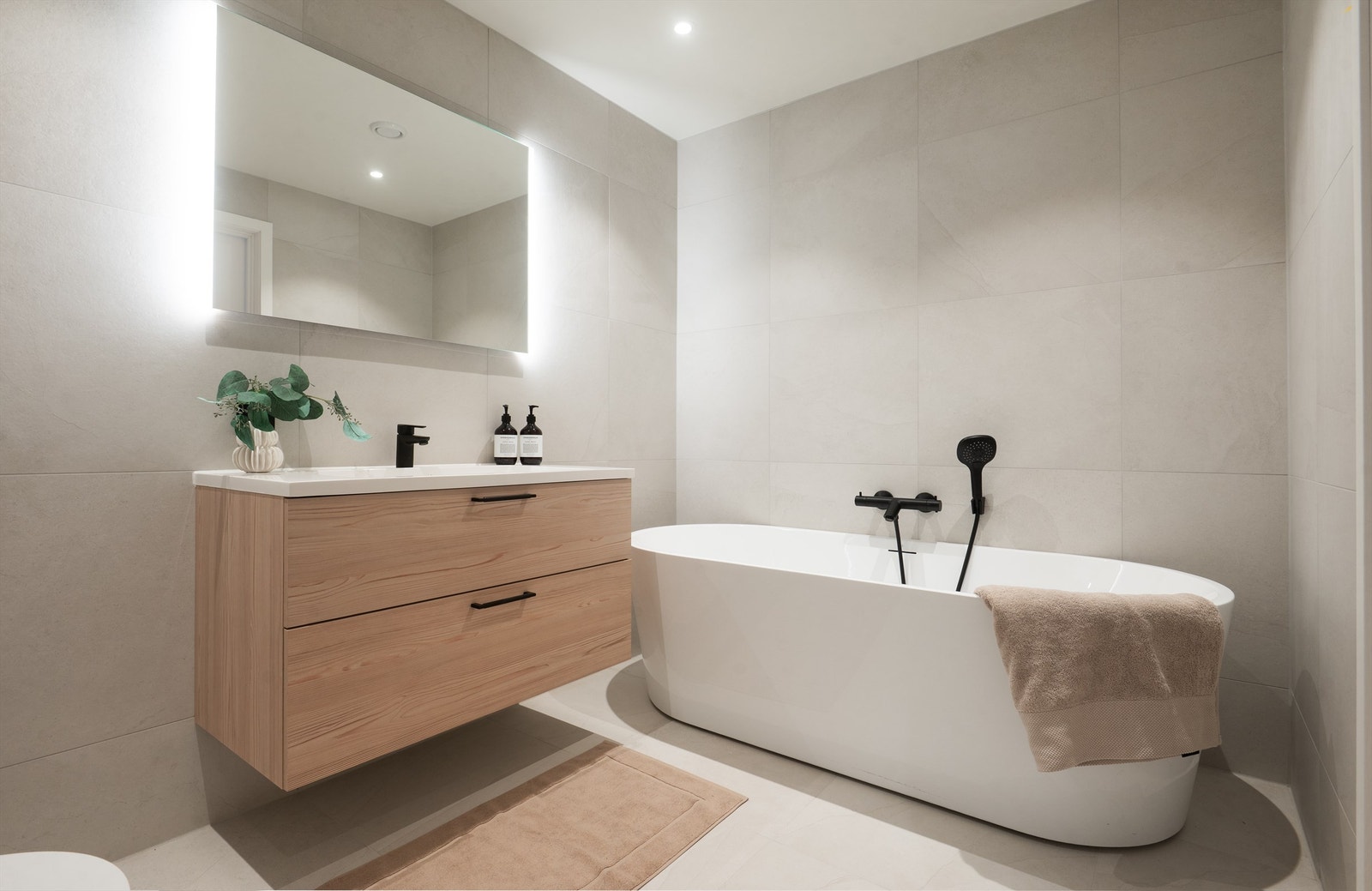 Her er det god plass for velvære og avslapning. Galleribilde