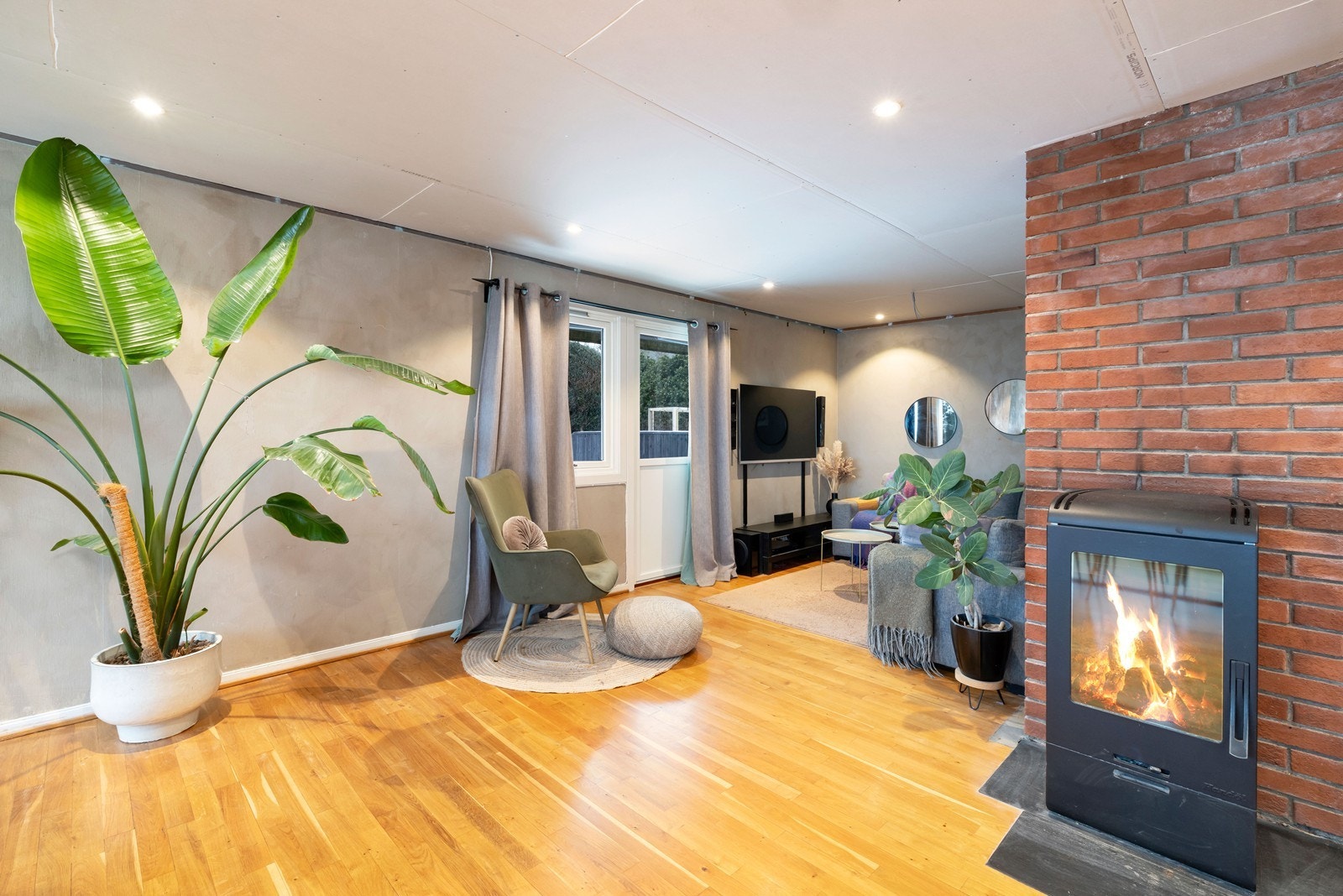 Vedovn fint plassert i stuen. Galleribilde