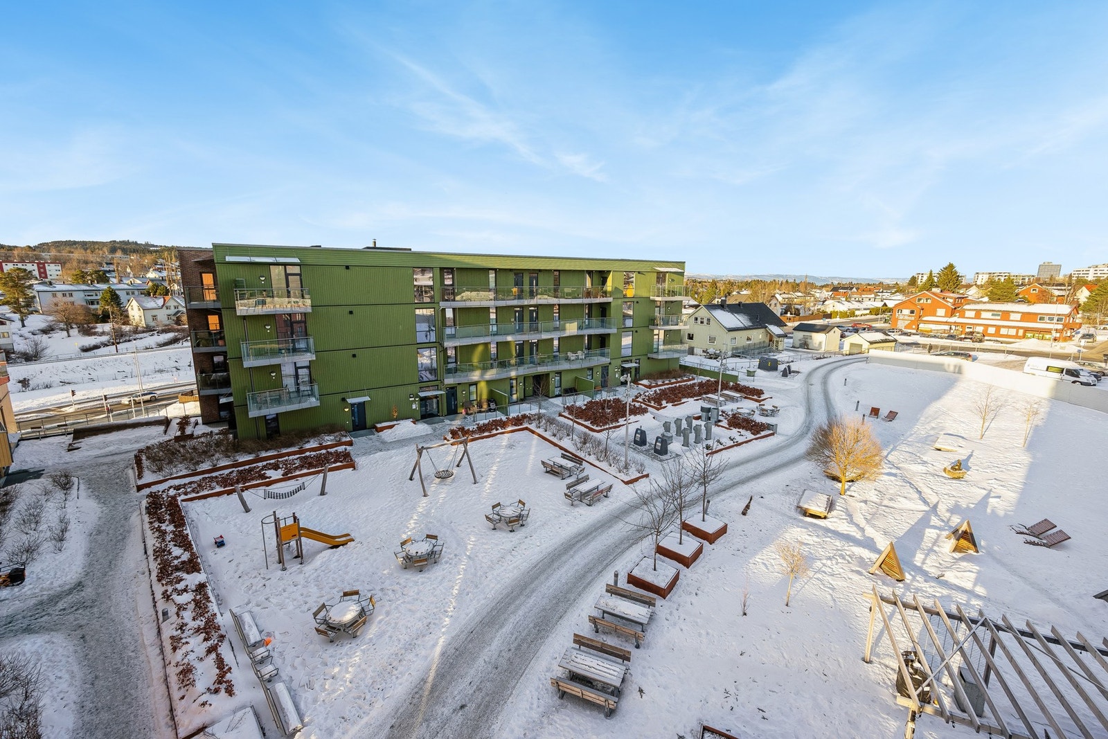 Gode uteplasser gir økt bokvalitet. Galleribilde