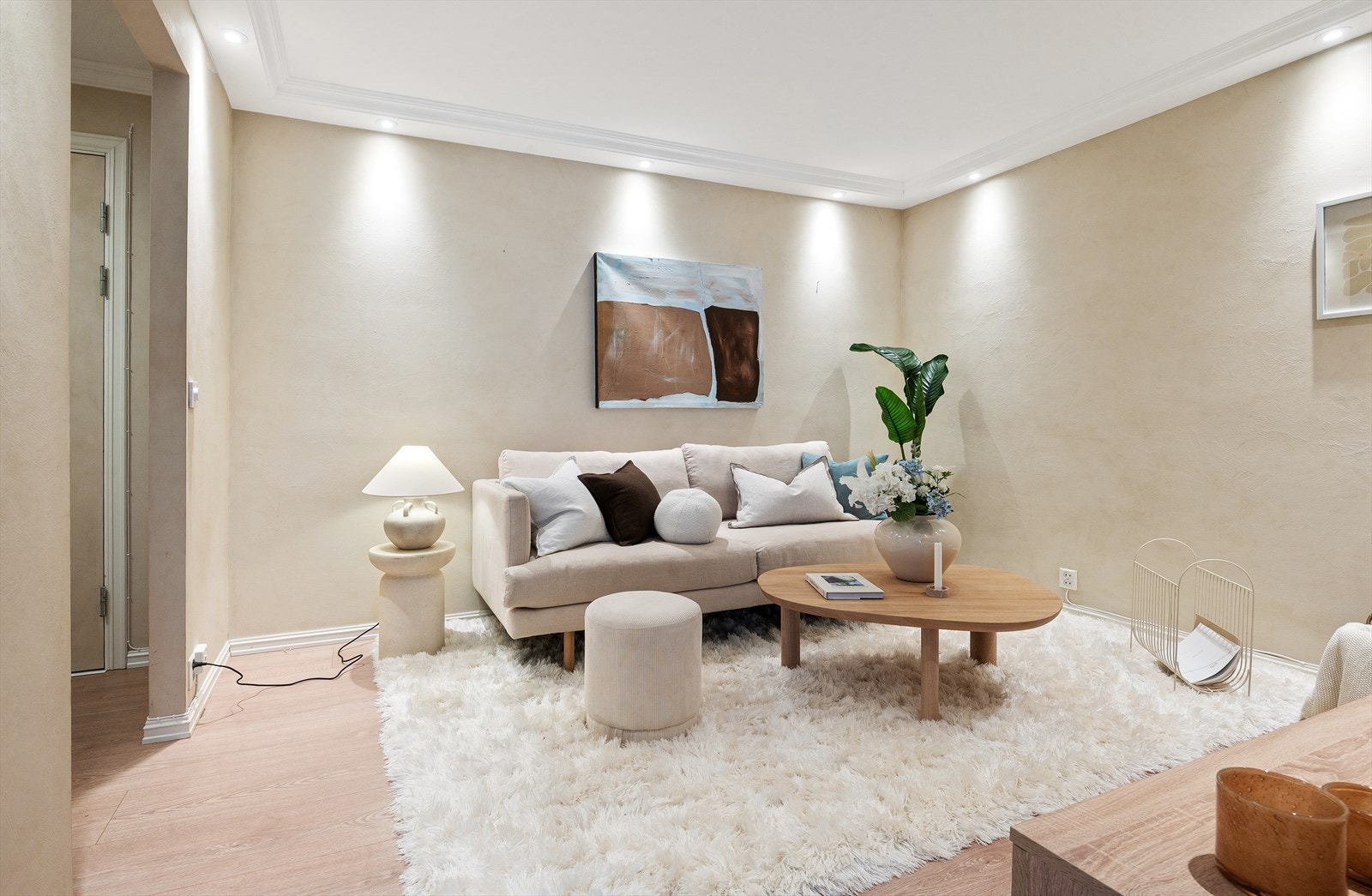 En arealeffektiv leilighet med gjennomgående god standard og smarte løsninger. Galleribilde