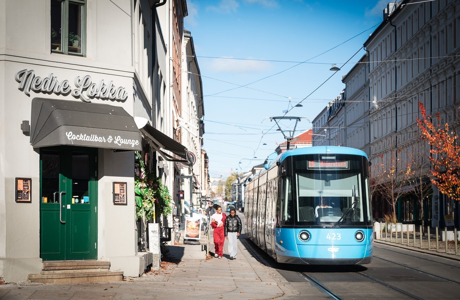 Kollektivtilbudet er meget godt, med trikkeholdeplassen Heimdalsgata (linje 17) kun to minutter unna. Galleribilde