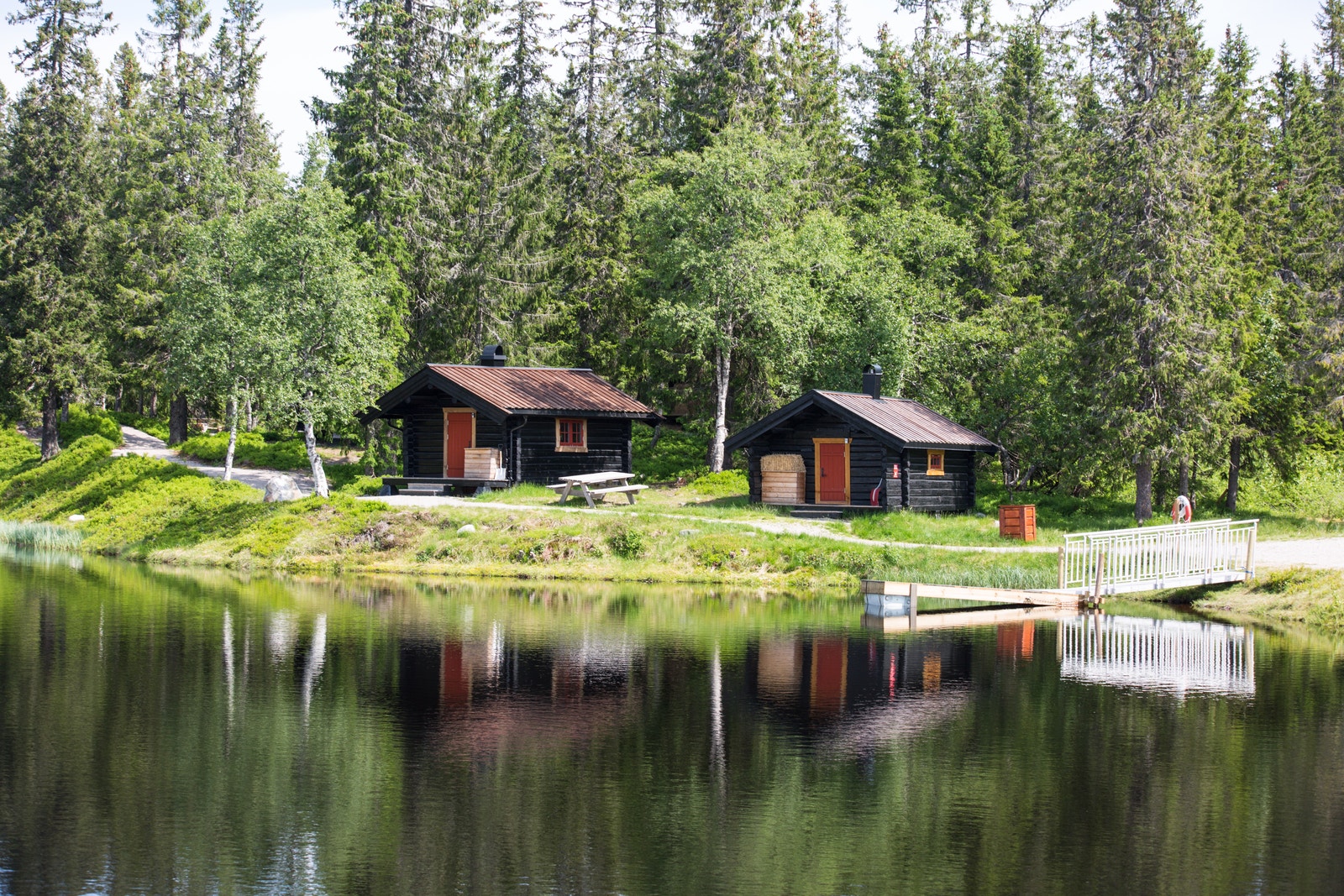 Koiadalen rett nedenfor tomteområdet er et yndet turområde med aktiviteter for barn Galleribilde