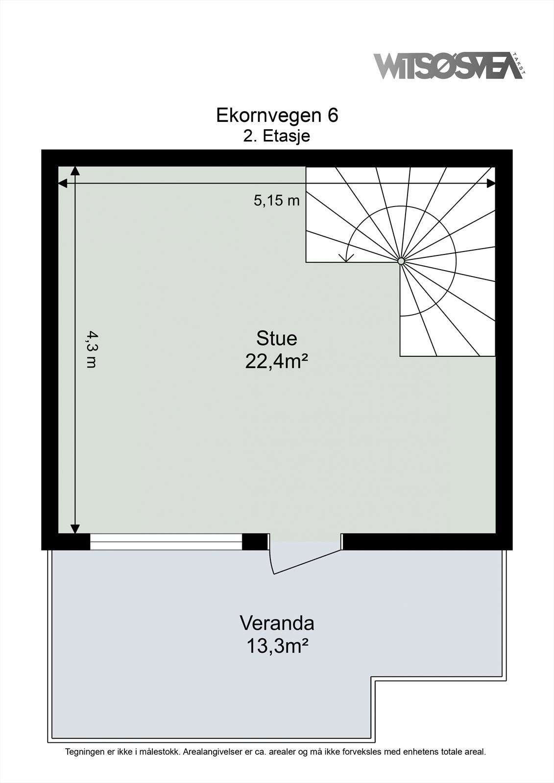 Planskisse - 2. etasje Galleribilde