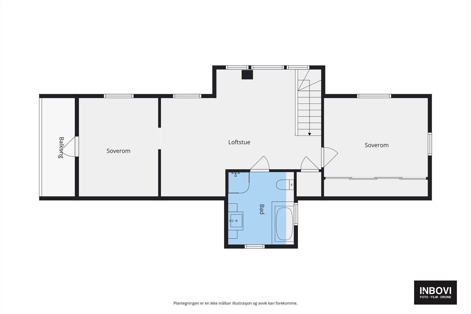 Plantegning for 2. etasje. Galleribilde