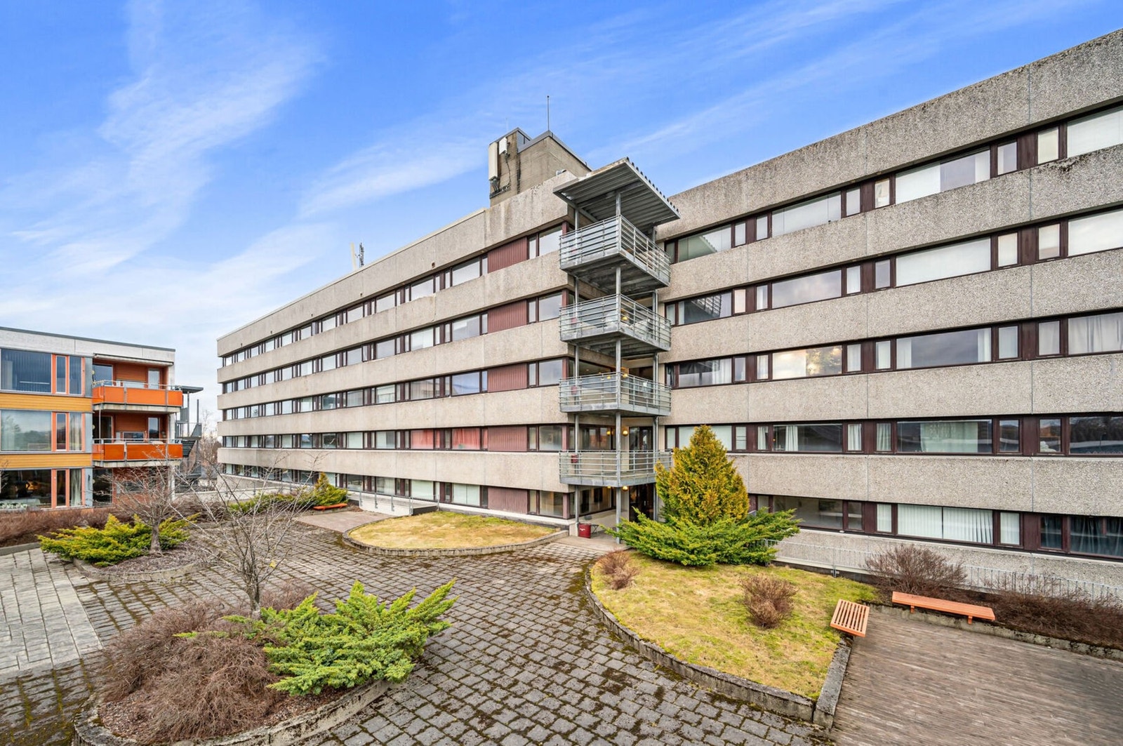 Felles takterrasse. Galleribilde