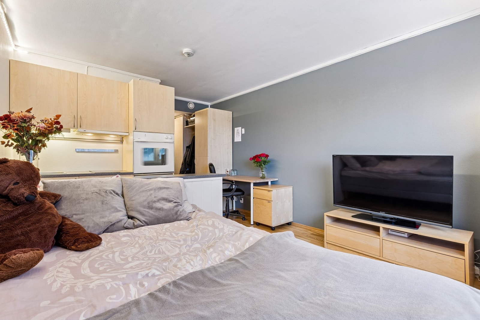 Praktisk studioleilighet beliggende i 2. etasje. Galleribilde