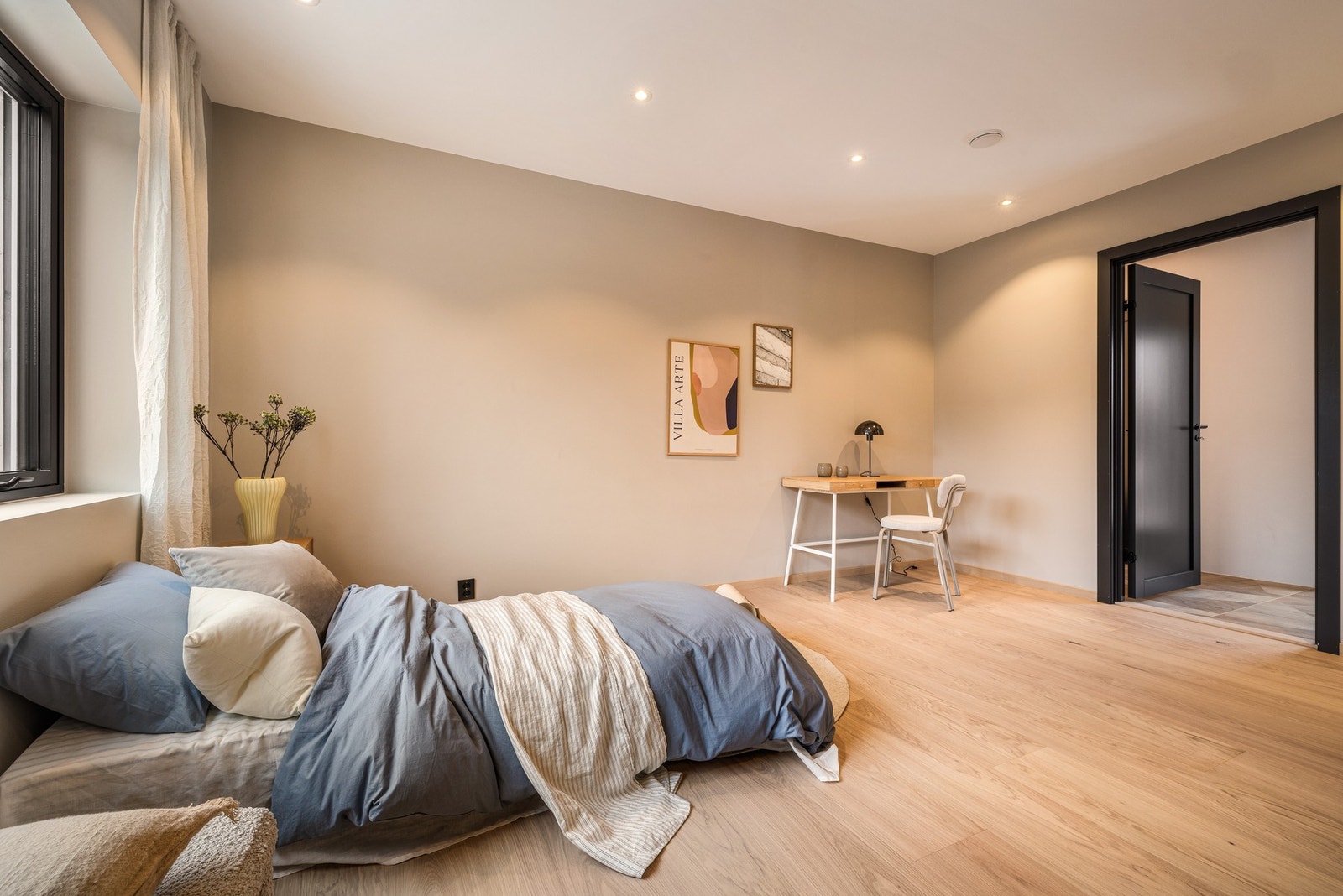 Disse soverommene er på 16-17 kvadratmeter. Galleribilde